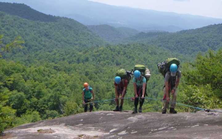 lgbtq teens rock climbing camp